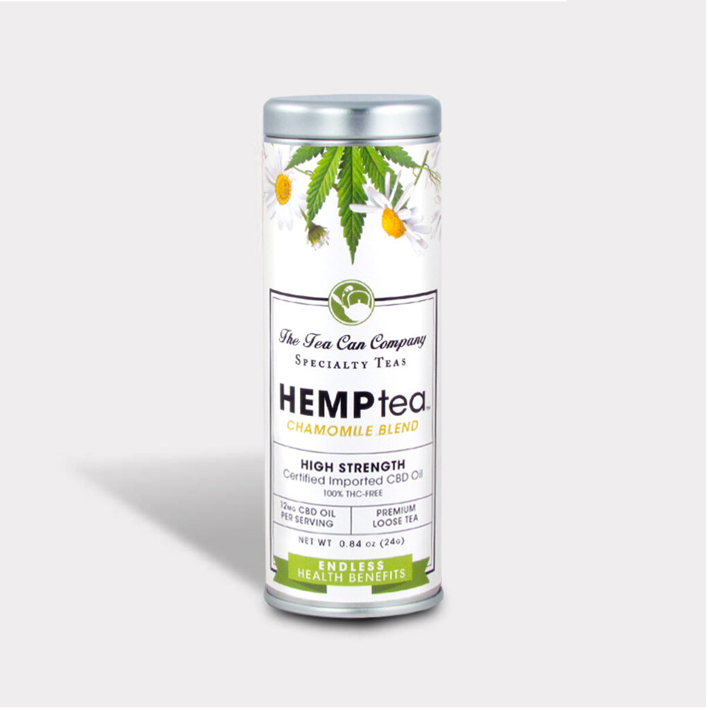 Healthy The Tea Can Company HEMPtea Calming Chamomile High Strength CBD Loose Tea
