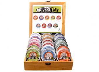 University Tea Mini Tins Wholesale Wooden Box