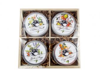 Wholesale Floral Mini Tin Quad Set