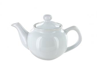 Wholesale Items Small White Ceramic Tea Pot