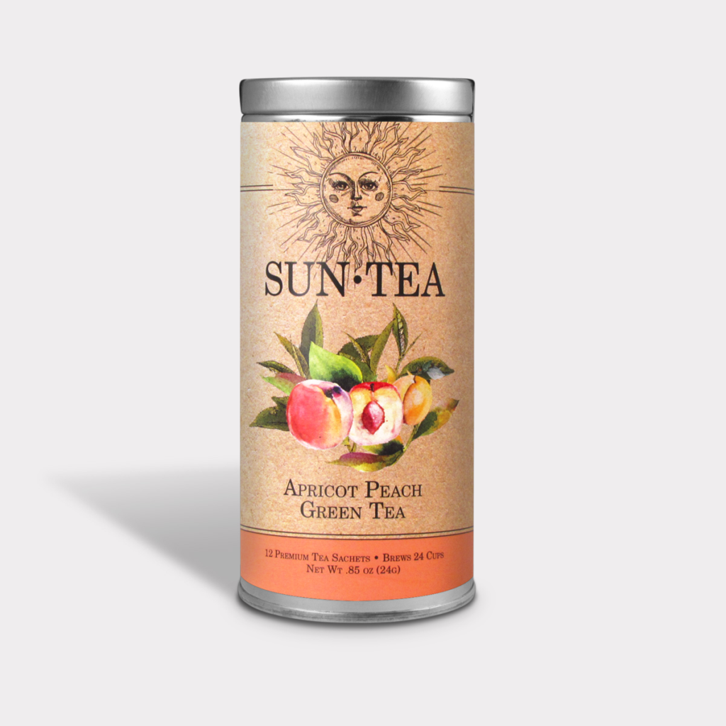 SUN TEA Apricot Peach Green Tea The Tea Can Company