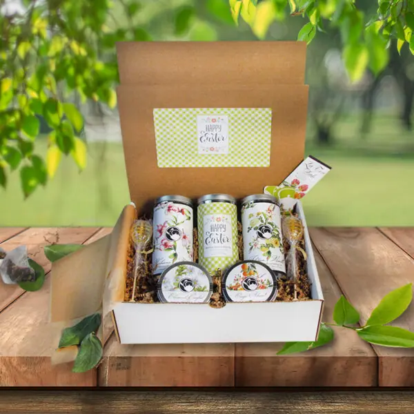 Floral Happy Easter Tea Gift Box | The Tea Can Company