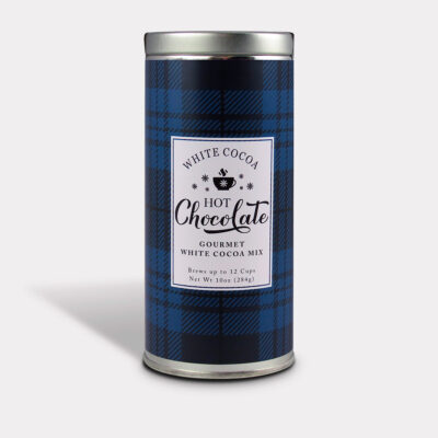 White Cocoa Hot Chocolate Plaid